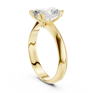 แหวนหมั้นเพชรทรงรัศมี 1.50 กะรัต เพชรเลี้ยงในห้องปฏิบัติการ ทอง 14K พร้อมใบรับรอง IGI ระดับ VS1 สี E สำหรับวันครบรอบแต่งงาน - Product Image 4