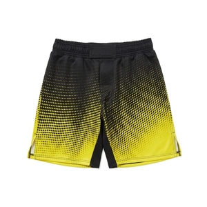 Pantalones Cortos de Compresión para Boxeo y MMA Sin Gi, Spats de Grappling con Logo Frontal, 100% Poliéster Duradero, Venta al por Mayor - Product Image 4
