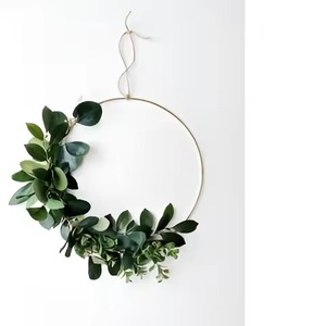 Modern Design Flower Shape Wreath Indoor <b>Christmas</b> Decoration Hanging Garland for Front Door Party Display Ornament Wreath - Product Image 4