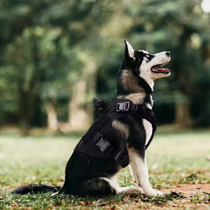 Arnés de entrenamiento para perros de alta resistencia para senderismo, camping y tareas al aire libre, chaleco táctico para perros resistente. - Product Image 6