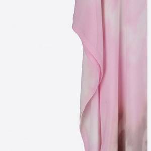 Vestido Kaftán Mini de Playa Bohemio Ecológico de Viscosa Tie-Dye, Cuello en V, Transpirable, Asimétrico - Product Image 2