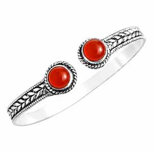 Amber Nova Carnelian Dual Stone Artisan <b>Silver</b>/Gold Plated Brass Gemstone <b>Cuff</b> Bangle Open <b>Bracelets</b> OEM Jewelry Gift - Product Image 1