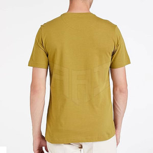 Camiseta de Hombre para Uso Diario, Manga Corta, Corte Cómodo, Color Sólido, Estilo Moderno - Product Image 6