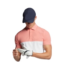 Camiseta Casual de Manga Corta para Hombre, Talla Grande, Tejido de Punto Sólido, Transpirable, Ecológico, de Secado Rápido, con Logotipo Bordado, de Algodón y Bambú