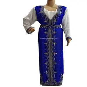 New Design Caftan Dubai Abaya Dress for Women Muslim Moroccan Kaftan Diamond Work