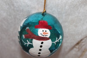 Boule de Noël gonflable imperméable, décoration suspendue en PVC pour extérieur, jardin, pelouse, véranda, Noël, fêtes - Product Image 3