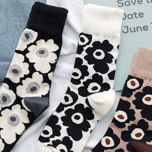 Latest Custom Knitted Organic Cotton Unisex <b>Socks</b> With Custom Prints Breathable 2 Toe Ankle High Wholesale <b>Soft</b> <b>Socks</b> Pakistan - Product Image 3