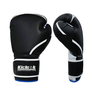 Guantes de Boxeo Ligeros de Cuero con Cierre de Gancho y Bucle para Entrenamientos de Fitness, Prácticas de Gimnasio, Soporte Cómodo para la Muñeca, Diseño Duradero - Product Image 1