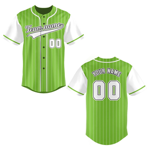 Performance <b>Baseball</b> Jersey Custom Design Full Button Moisture Wicking Match Wear OEM Service Team Sportswear <b>Baseball</b> Jersey - Product Image 2
