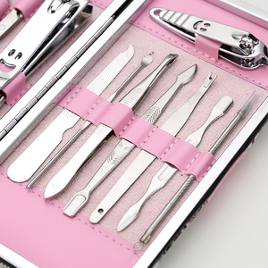 Professional German Stainless Steel Nail Scissors Clipper 7 in 1 Single Spring Luxurious Manicure & <b>Pedicure</b> <b>Set</b> Case - Product Image 5