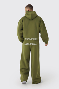 Créez votre propre ensemble de survêtement décontracté à capuche pour homme, imprimé, deux pièces, pour usage extérieur adulte - Product Image 4
