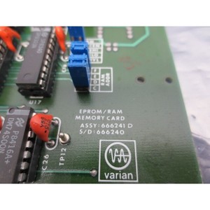 Varian 666241 Eprom/ Ram <b>Memory</b> <b>Card</b>, 110529 - Trusted Global Legacy Semiconductor Equipment and Parts at - Product Image 5