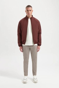 <b>Men</b>’s <b>Lightweight</b> Water-Resistant Bomber <b>Jacket</b> – Windproof Casual Zip-Up Outdoor <b>Jacket</b> - Product Image 4