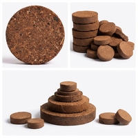 Pastilles de tourbe de coco pour l'agriculture, compost organique premium pour plantes en pot et plantes d'intérieur
