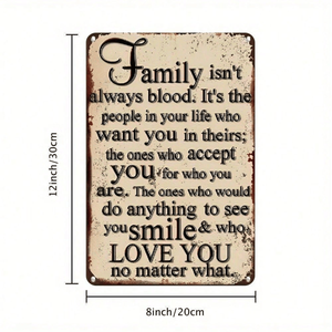 CIFbuy Targa in Alluminio Vintage Rustica 20.3x30.5cm Stile Fattoria per Casa Ufficio Decorazione Parete in Legno TikTok per Temu Pick - Product Image 2