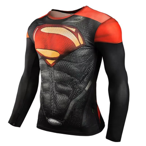 Wholesale High Quality Jiu Jitsu Rash Guard <b>Custom</b> Long Sleeve MMA <b>Compression</b> Rash Guard for Mens - Product Image 3
