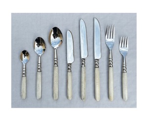 Quality Design <b>Flatware</b> <b>Set</b> Stainless Steel Resin Handle Gold Finished <b>Flatware</b> 5 Piece <b>Flatware</b> <b>set</b> at very affordable Price - Product Image 1