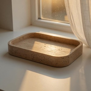 Luxury Handmade Travertine Resin Serving Tray Premium Decorative <b>Epoxy</b> Tray for Modern Home Decor <b>Coffee</b> <b>Table</b> Dining <b>Table</b> Hote - Product Image 1