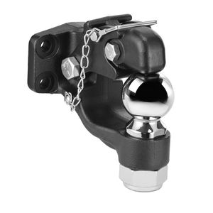 Gancio di traino combinato con gancio a perno e gancio di ricezione, capacità di traino 30000 libbre, sfera di traino da 2-5/16 pollici, compatibile con attacchi da 2.5 e 3 pollici per rimorchi - Product Image 1
