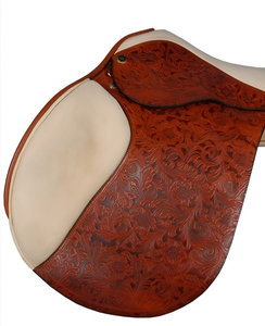 Silla de Montar Inglesa Hecha a Mano de Alta Calidad, Cuero Premium, Ligera y Duradera, para Salto, Entrenamiento y Doma - Product Image 5