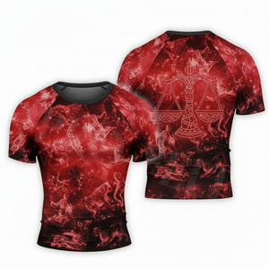 เสื้อรัดรูปซับเหงื่อแบบใหม่ล่าสุด พิมพ์ลายได้ตามต้องการ แขนสั้น สำหรับกีฬา MMA เล่นเซิร์ฟ - Product Image 3