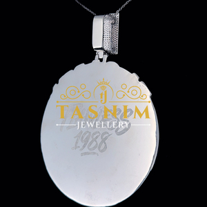 Pendentif Lettre Christian EL CAPPY en Or Plaqué 10K, Certifié GIA, Moissanite VVS Taille Brillant, Personnalisé Argenté Style Hip Hop - Product Image 5