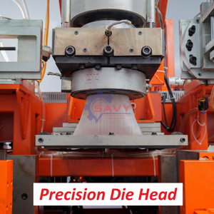 Machine de soufflage par extrusion entièrement électrique à grande vitesse et personnalisée pour bouteilles et bidons en plastique HDPE/PP de 1L, 2L, 10L - Product Image 6