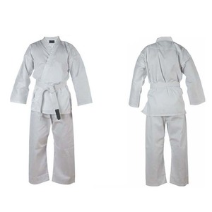 Kimono de karaté unisexe respirant et personnalisable pour débutants - Uniforme d'arts martiaux 100% coton - Product Image 2