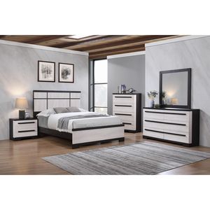 Consola de Entretenimiento de Diseño Moderno, Mueble para TV con Estante Abierto y Dos Cajones Espaciosos, Acabado en Madera de Ébano - Product Image 5