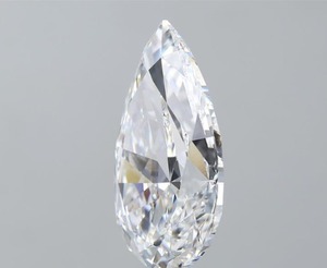 Diamant de laboratoire taille poire de 2,03 carats, couleur E, clarté VVS2, triple excellente, certifié CVD, blanc étincelant, solitaire, pierre précieuse non montée - Product Image 5