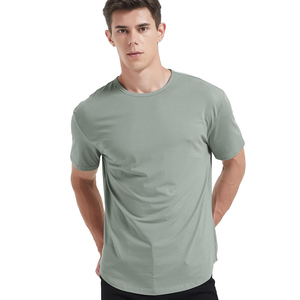 100% Cotton Men's <b>Tshirts</b> Organic Jersey T-shirt for Men Short Sleeve <b>Tshirt</b> With Pocket Summer Mens T-shirts Fitted Tee Top - Product Image 1