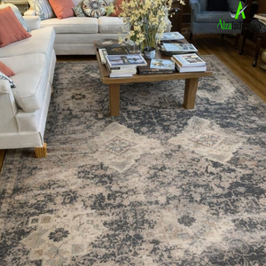 Tapis de salon |   Mélange de laine, coton, soie et jute |   Fibres durables en polyester, nylon et polypropylène |   Tapis modernes pour la maison - Product Image 1