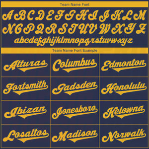 พร้อมจัดส่ง เสื้อเบสบอลคุณภาพเยี่ยม ตัดเย็บอย่างประณีต สีกรมท่า-ทอง เสื้อเบสบอลแท้ พิมพ์ลายแบบซับลิเมชั่น สร้างแบรนด์ทีม - Product Image 6