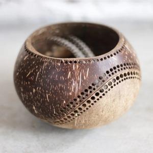 Bougie chauffe-plat écologique en noix de coco, design unique, tendance, économique, logo personnalisé accepté - Product Image 4