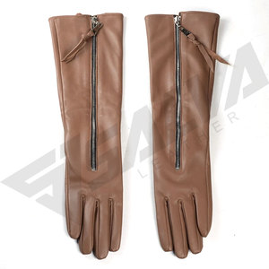 Nouveaux gants d'hiver pour femmes en cuir véritable SALVA LEATHER, doublure en soie, style uni, haute qualité, compatibles avec les écrans tactiles - Product Image 5