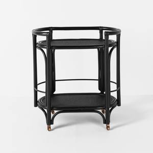 Chariot de bar en rotin avec étagères pratiques, chariot de bar pour la décoration, prix le plus bas, chariots à cocktails - Product Image 5