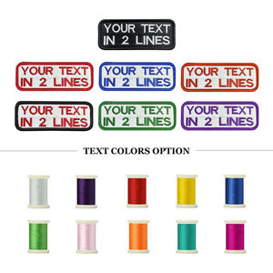 Parches Termoadhesivos Directos de Fábrica para Sombreros y Ropa, Parches de Fieltro Personalizados de Bajo MOQ, Parches Bordados Triangulares Cosidos - Product Image 4