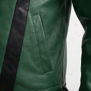 Veste de moto en cuir véritable pour homme de qualité supérieure, nouvelle arrivée, vestes de moto d'hiver, protections amovibles, personnalisables - Product Image 5