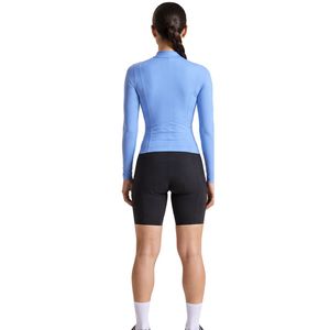 Maillot de Ciclismo de Manga Larga Azul Claro para Mujer, con Cierre Completo, de Alto Rendimiento para Bicicleta de Carretera - Product Image 4