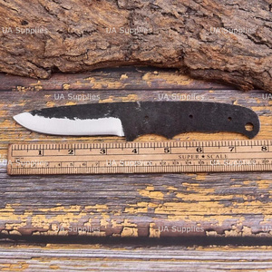 Cuchillo de Supervivencia y Caza UA Supplies, Profesional, Forjado a Mano, Acero al Carbono 1095, Completamente Pulido, Punta Caída, para Camping, con Mango de Madera - Product Image 4