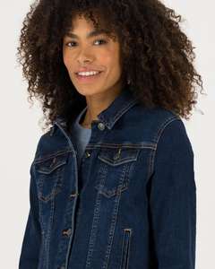 เสื้อแจ็คเก็ตยีนส์ผู้หญิงประดับมุกและคริสตัล สำหรับงานปาร์ตี้ - Product Image 4