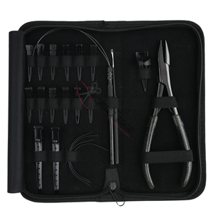 Kit de Herramientas para Extensiones de Cabello con Pinzas de Seccionamiento Profesionales para Salón, Herramienta de Seccionamiento de Precisión con Dedos, Juego de Ganchos para Cabello, Herramientas de Belleza - Product Image 1