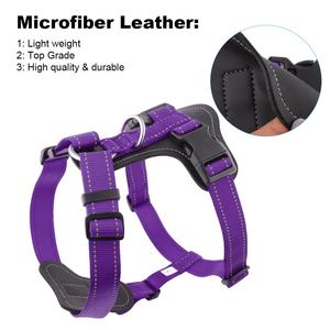 Custom Dog Harness <b>Set</b> Padded Adjustable Harness Dog Collar Leashes Dog Treat Pouch Small Medium <b>Large</b> Breed Pet Supplies - Product Image 2