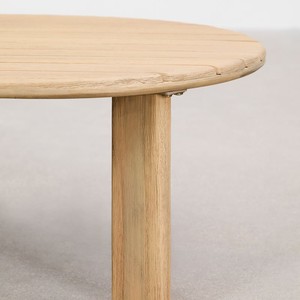 Table basse de jardin ovale Vandana Hexa Terra 100x60 cm en bois d'acacia - Product Image 6