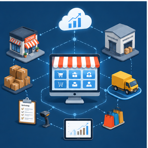 Software de Punto de Venta (POS) y Gestión de Inventario (ERP) para Minoristas, Plataforma de Gestión y Operaciones de Inventario para Múltiples Tiendas - Product Image 1