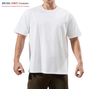 100% coton hommes Premium coton unisexe T-Shirts tissu style décontracté blanc unisexe t-shirt tissu - Product Image 1