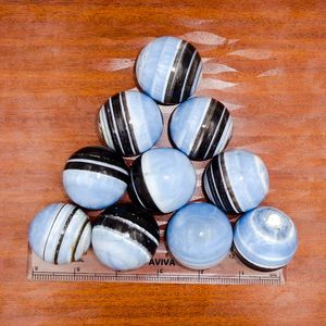 Esfera de Ópalo Azul Natural Owyhee, Bola de Cristal Curativa, Piedra de Ópalo Azul Pulida, Meditación, Reiki, Decoración del Hogar, Venta al por Mayor, Lujo, Feng Shui - Product Image 4