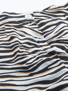 Women's Zebra Print Shorts Safari Style <b>Animal</b> <b>Pattern</b> Casual Fit - Product Image 6