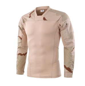 Camiseta de Camuflaje de Poliéster y Algodón de 250 GSM, Resistente, Transpirable, para Uso Táctico y Casual al Aire Libre, Venta al Por Mayor OEM - Product Image 6
