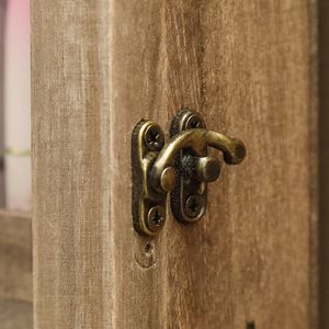 Scatola Portagioie in Legno di Alta Qualità con Decorazione a Porta Scorrevole, Organizzatore per Collane, Orecchini, Bracciali, Anelli e Altri Gioielli - Product Image 6